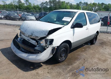 1998 Toyota Sienna Ce from USA, damaged, VIN 4T3GF19C2WU063623